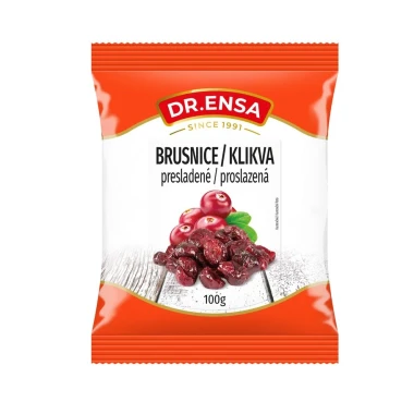 Dr.Ensa Klikva sušená proslazená 100g
