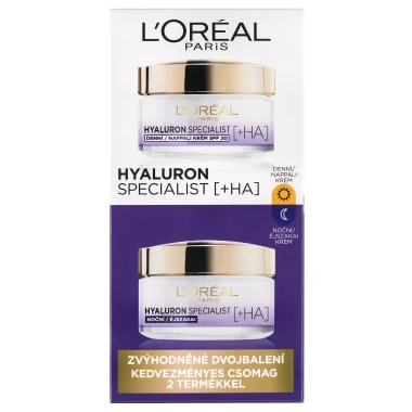 L'Oréal Paris Hyaluron Specialist denní a noční krém 2x50 ml