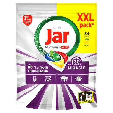 Jar Our 30 Minute Miracle Platinum Plus Kapsle do myčky 54 ks