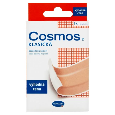 Hartmann Cosmos Klasická voděodolná náplast 1 m x 6 cm 1 ks
