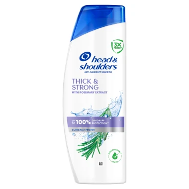 Head & Shoulders Thick & Strong Šampon proti lupům s výtažkem rozmarýnu 400 ml