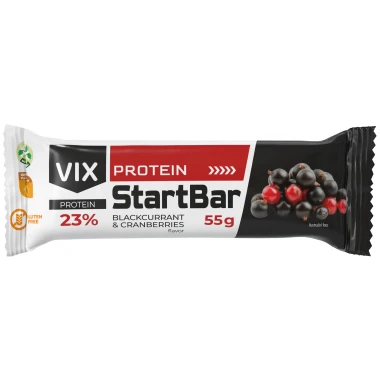 VIX Start Bar proteinová tyčinka černý rybít & brusinka 55 g