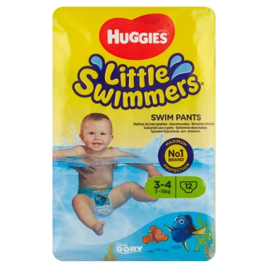 Huggies Little Swimmers Natahovací plenky na plavání 3-4 12 ks