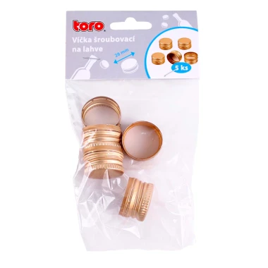 Toro Víčka šroubovací na lahve 28 mm 5 ks