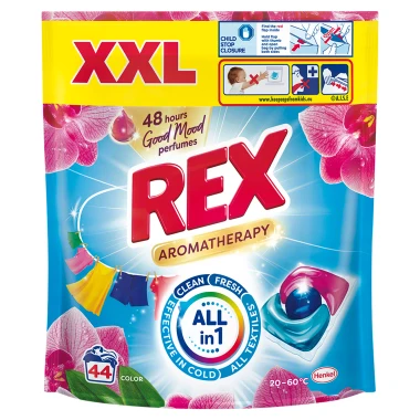 REX prací kapsle Aromatherapy Orchid Color 44 PD