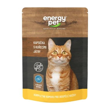 Energy Pet Kapsička pro kočky kuřecí játra 100 g