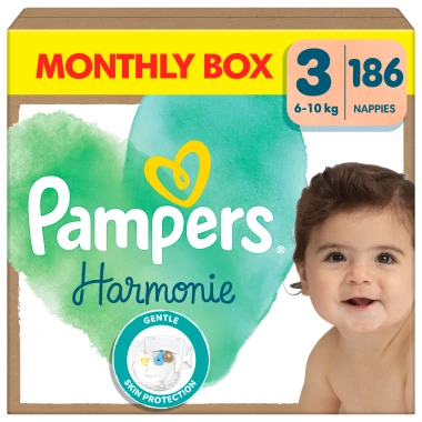 Pampers Harmonie, vel. 3, 186 ks