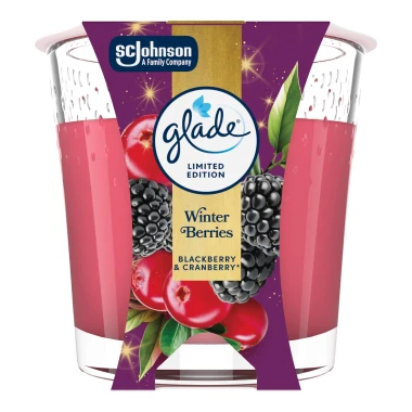 Glade® Candle Svíčka Winter Berries 112 g