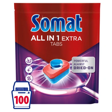 Somat All in 1 Extra Tablety do myčky nádobí 100 ks