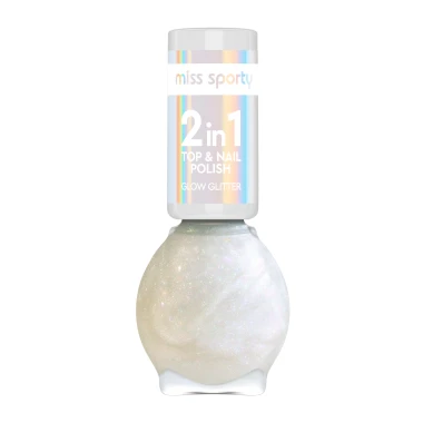 Miss Sporty Lak na nehty Glow Glitter 50