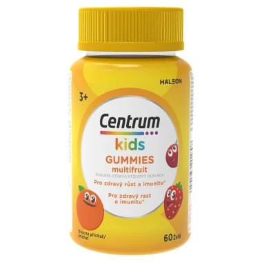 Centrum Kids Gummies multifruit doplněk stravy ovocná příchuť 60 ks 120g