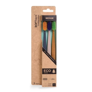 SOFTdent ECO Zubní Kartáček  Medium