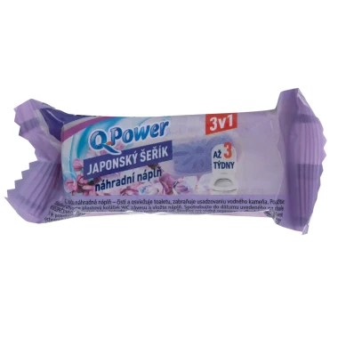 Q-Power WC kostka náhradní náplň Japonský Šeřík 3v1 40 g