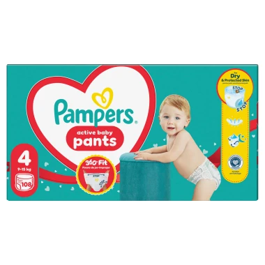 Pampers Active Baby Pants, vel. 4, 108 ks