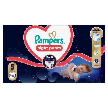 Pampers Pants Night, vel. 5, 92 ks
