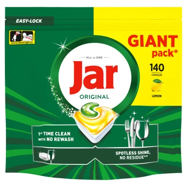 Jar Original Lemon Kapsle do myčky nádobí 140 ks