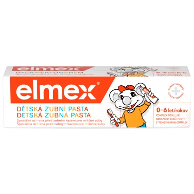 elmex® Kids Dětská zubní pasta pro děti 0-6 let 50 ml