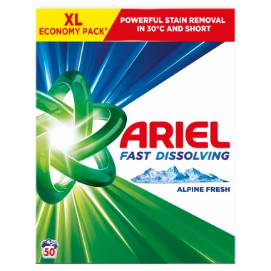 Ariel Alpine Fresh prací prášek 50 PD