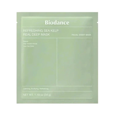 Biodance Refreshing Sea Kelp Real Deep Mask Plátýnková maska 34 g