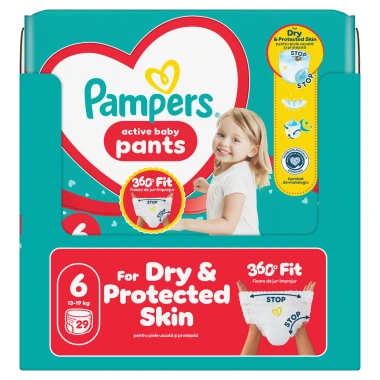 Pampers Active Baby Pants, vel. 6, 29 ks