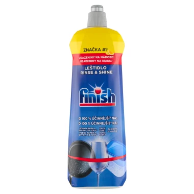 Finish Rinse & Shine Lemon leštidlo 800 ml