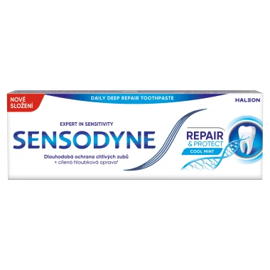 Sensodyne Repair & Protect Cool Mint zubní pasta s fluoridem 15ml