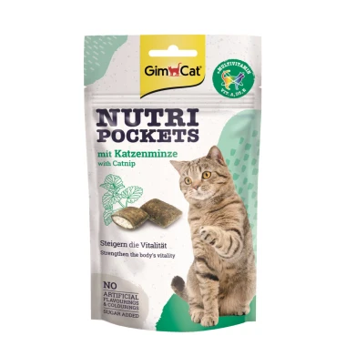GimCat Nutripockets s šantou kočičí 60 g