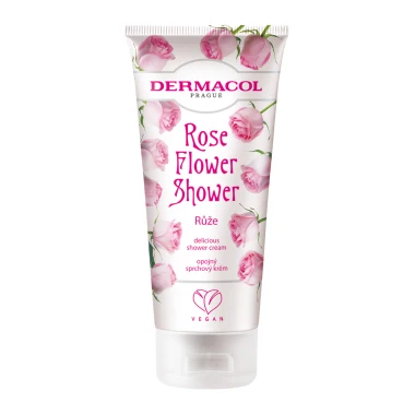 Dermacol Flower shower sprchový krém Růže 200ml