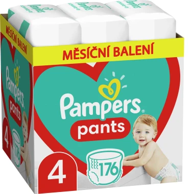 Pampers Active Baby Pants, vel. 4, 176 ks