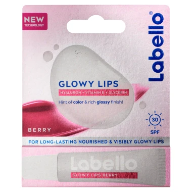 Labello Glowy Lips Berry Tónovací balzám pro zářivé rty OF 30 10 ml