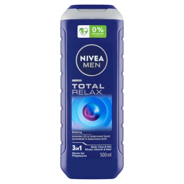 Nivea Men Total Relax 3 v 1 Sprchový gel 500 ml