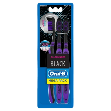Oral-B Allrounder Black Manuální zubní kartáček