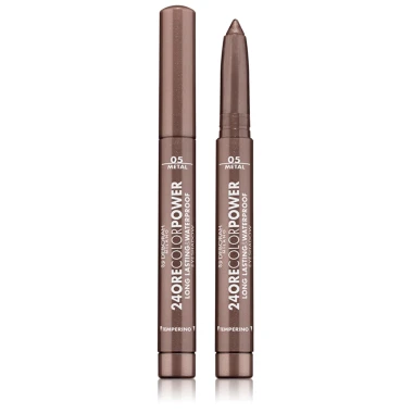 Deborah Milano 24ORE Color Power Voděodolný vysouvací oční stín v tužce 05 Brown 1,4 g