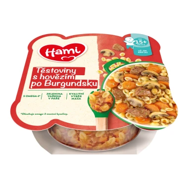 HAMI masozeleninový talířek Hovězí po Burgundsku 230 g