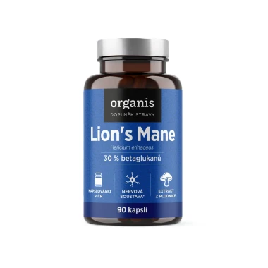 Organis Lion's mane 90 kapslí