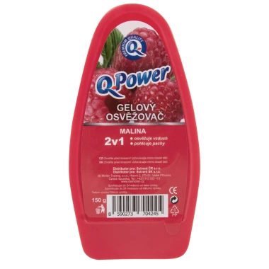 Q-Power Gelový osvěžovač Malina 150 g