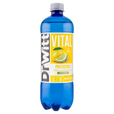 DrWitt Vital Protection funkční ochucená minerální voda příchuť citron limetka jemně sycená 750ml
