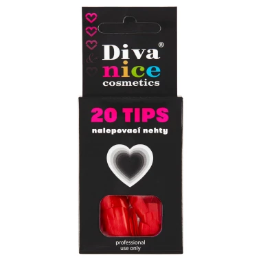 Diva & Nice Nalepovací nehty tips 20