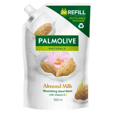 Palmolive Naturals Almond Milk tekuté mýdlo náhradní náplň 500 ml