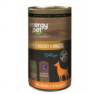 Energy Pet kuřecí kousky v omáčce 1240 g