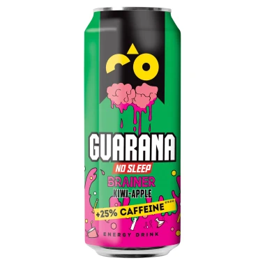 Guarana No Sleep Brainer Kiwi-Apple Energy Drink 500 ml