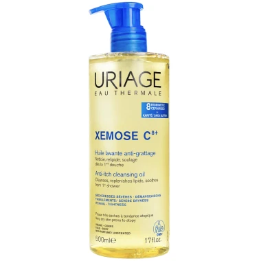 Uriage Xemose C8+ čisticí olej na tělo a obličej 500 ml