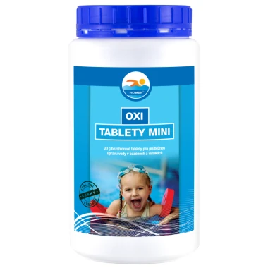 Probazen OXI Tablety MINI pro úpravu vody v bazénech a vířivkách 1 kg