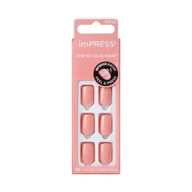 KISS ImPRESS umělé nehty Pretty Pink