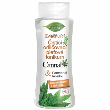 Bio Bione BIO Cannabis zvláčňující čistící odličovací pleťové tonikum 255 ml