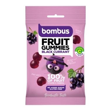 Bombus ovocné kousky černý rybíz s vitamínem C a železem 35 g
