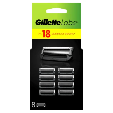 GilletteLabs náhradní holicí hlavice 8 ks