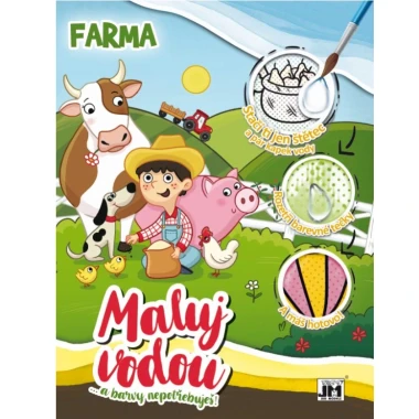 Vodové omalovánky Farma , A4