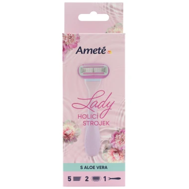 Ameté Lady dámský holící strojek + 2 náhradní hlavice