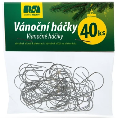 Papírna Moudrý vánoční háčky 40 ks